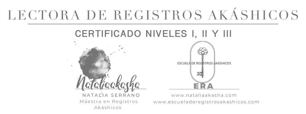 Certificado Lectora de Registros Akáshicos Laura Natriva